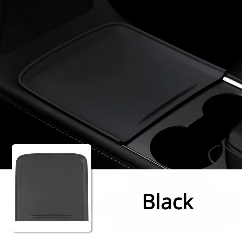 For Tesla Model 3 Y Central Control Silicone Pad Anti-slip Center Console Push-pull Protection Film Interior Accessories 2024