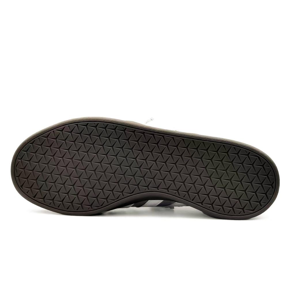 adidas VL COURT 2.0 Girlish Silver Abrasion Resistant Slip Resistant Low Top Skateboard Shoes Unisex Silver White ID6015(Team1532-)