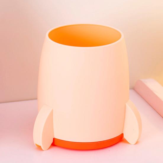 Raketenförmiger Stiftehalter für Kinder Weltraum-Themen Schreibtisch-Organizer für Stifte Bleistifte Und Make-up-Pinsel Niedliches Schüler-Geschenk für den Schulanfang