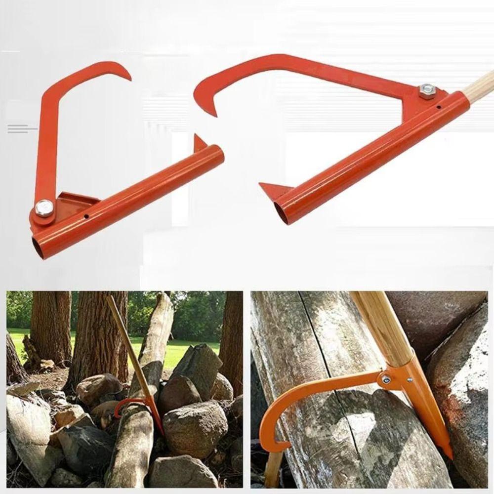 Rustproof Log Splitter Tool Steel Construction Log Puller Tree Cutting Tool Home Garden