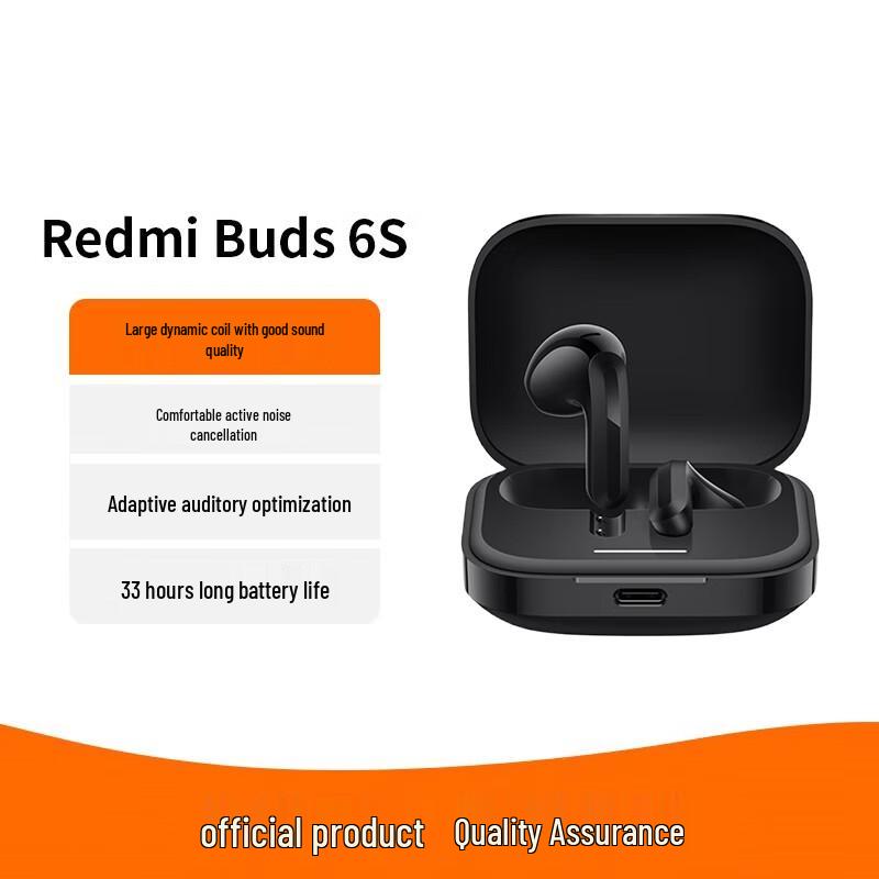

Xiaomi Redmi Buds 6S Semi-in-ear Active Noise Cancelling Bluetooth Earbuds