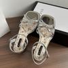 Fashion Summer Women Floral Flas Slippers Casual Comfort Open Toe Shoes Ladies Casual Dress Beach Vacation Slides