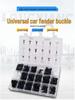 415-Piece Snap-in Car Expansion Screws & Plastic Clips Set for Door Panels and Mudguards