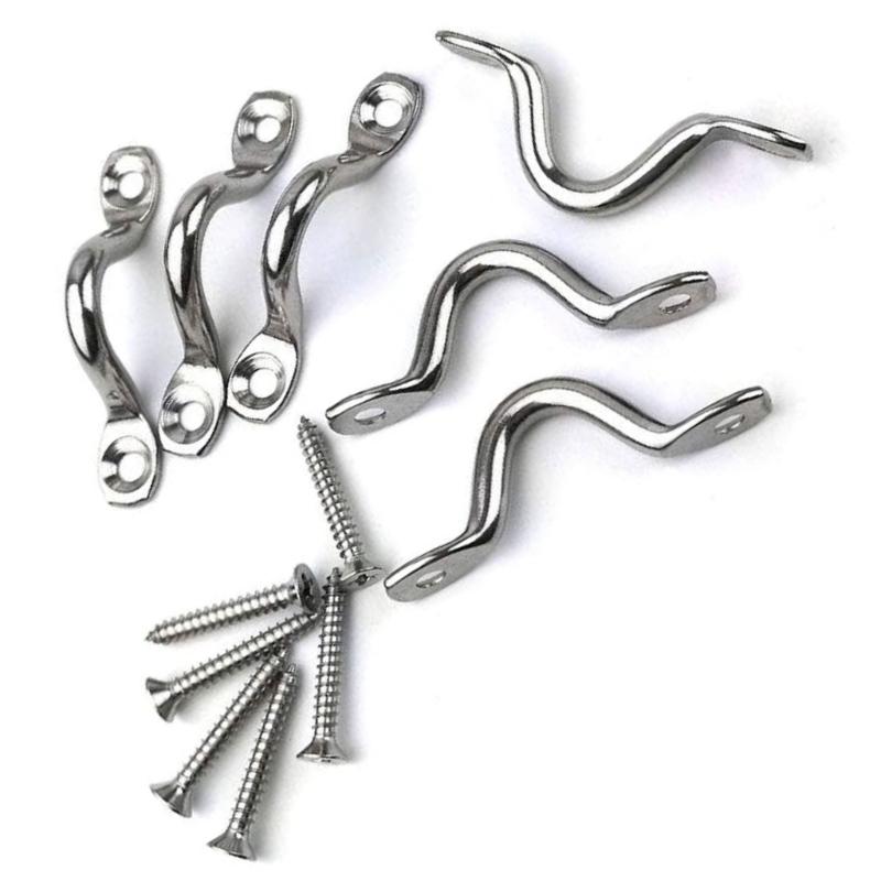 22 Units Ceiling Fix U Circles Oxidation Resistant Eye Straps & Mounting Accessories Rustproof Ceiling Mounting Hook Set