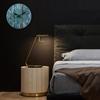 Wall Clock Kit Wooden Hanging Clock 10inch Silent Non-Ticking Clock Decor Retro Round Battery Operated Hanging Clock For Home