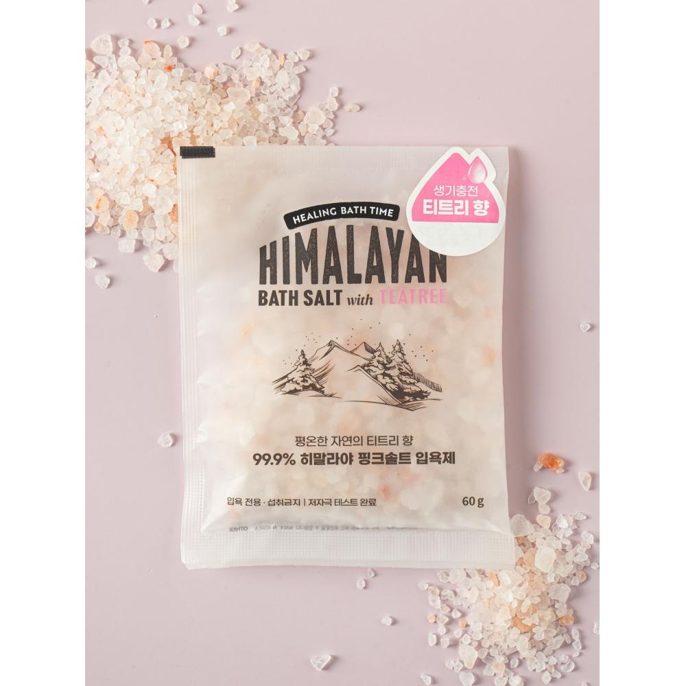 

Соль для ванны Daiso Himalaya Pink Salt 60 г с ароматом чайного дерева