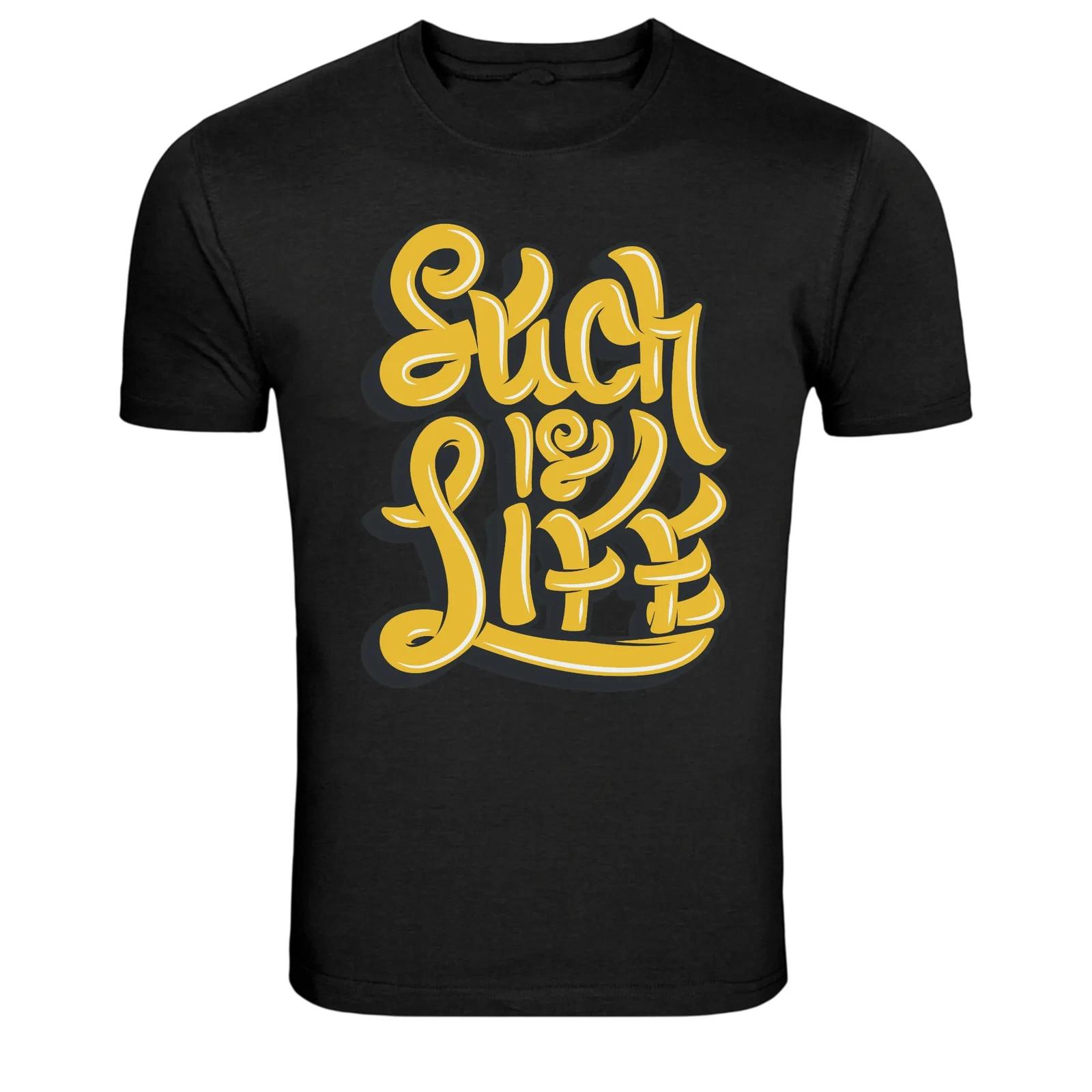 Swag Is Life Typography Graphic T-Shirt Streetwear Urban Style Tee S