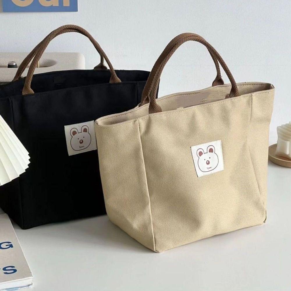 Bag Mini Bag Temperament Spring Day Picnic Bag Lunch Bag Women Handbag Korean Style Canvas Bag