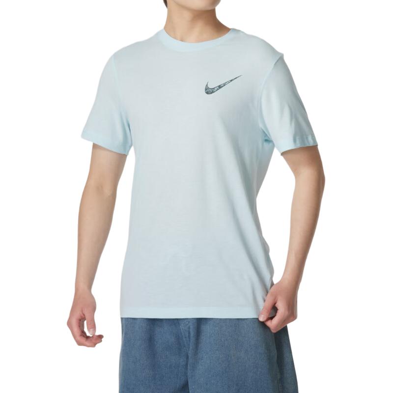 New Nike T Shirts Men's Blue FQ3867-474