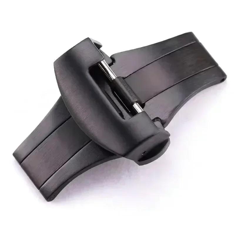 20mm 22mm Metalen Gesp Vlinder Massief Roestvrij Staal Sluiting voor Panerai Gepolijst Mat Vouwknop Horloge Accessoires