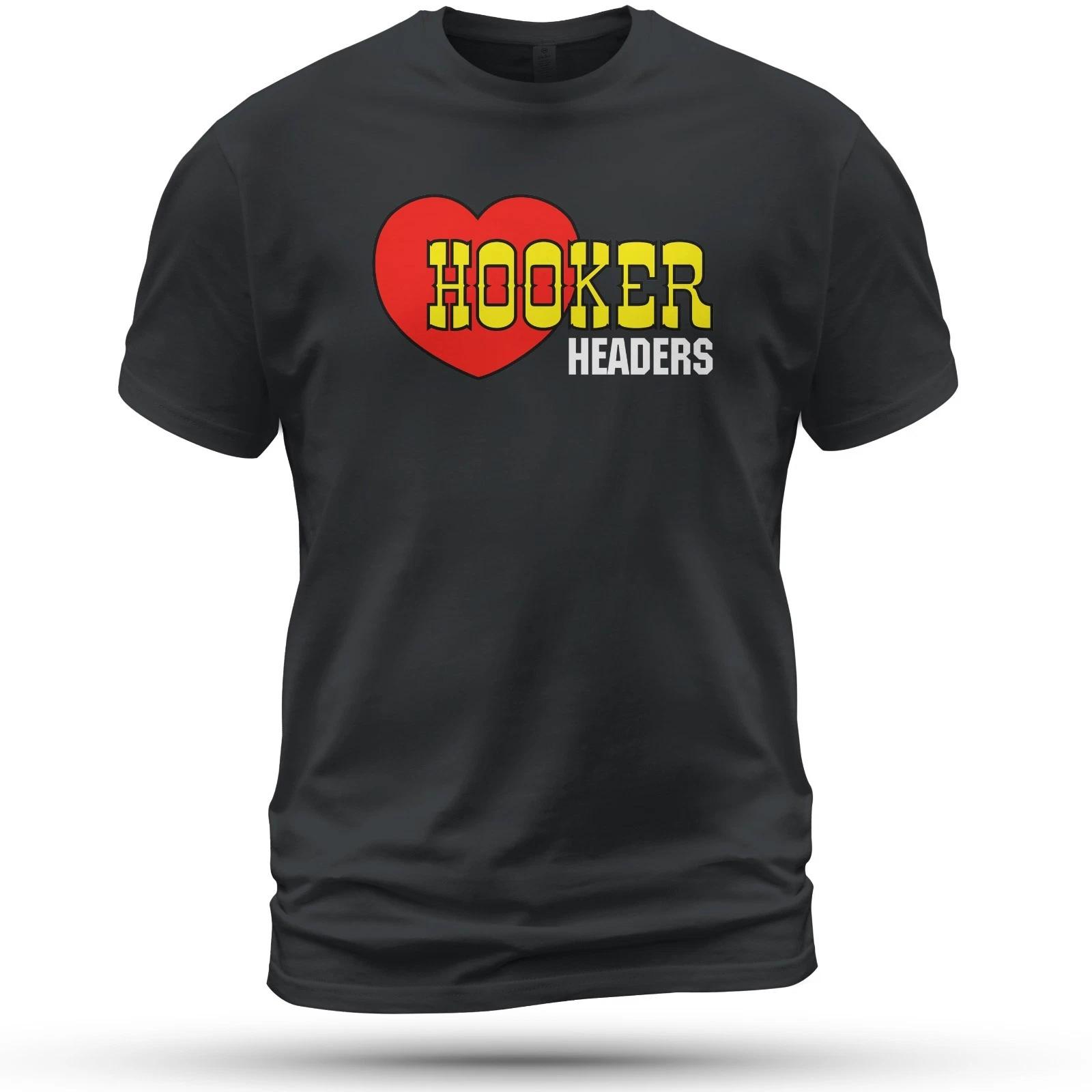 Hooker Headers Racing Logo T-Shirt Funny Size S-5XL Made in USA 3XL