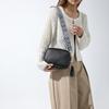 New Trendy Lychee Pattern Pu Street Fashion Shoulder Messenger Bag Women 2023 Winter Versatile Small Square Bag