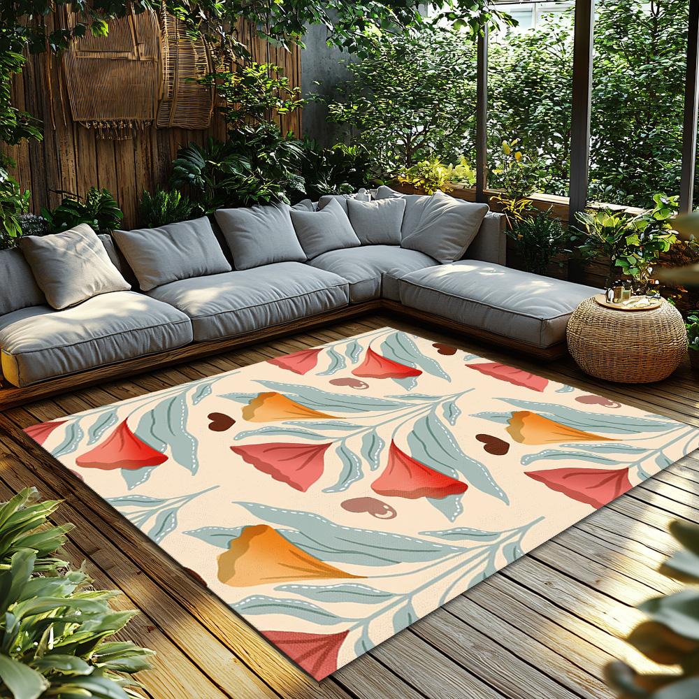 Cozy Farmhouse Doormat Indoor Outdoor Rug Washable Entryway Mat Welcome Home Decor Floral Pattern Non Slip Floor Mat Stylish Hom