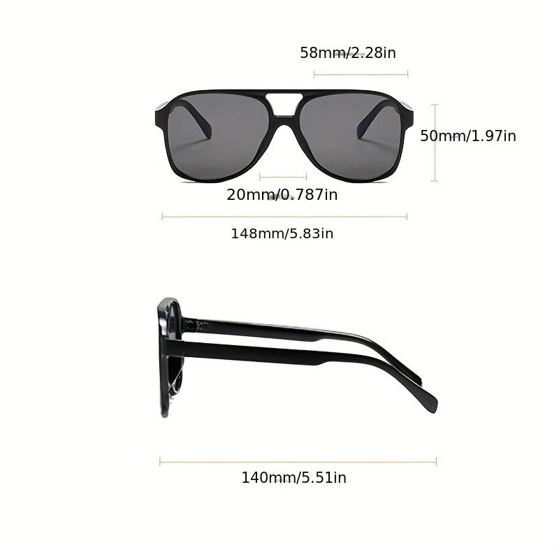 Retro Doppelbrücken Damen nicht polarisierte Sonnenbrille Mode Anti-Blaulicht-Brille Trendy Hollow Leopard Brille