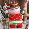Santa Claus Ornament Electric Walking Singing Santa Toy with Funny Moves Songs Stuffed Christmas Doll Holiday Decoration