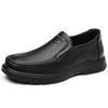 Autumn Solid Color Business Casual Shoes for Men Fashion New Designer Leather Shoes Male Soft Sole Middle Age Men's Loafers