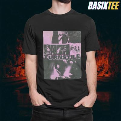 Turnstile Glow On Album T Shirt Rock Band Vintage Slightly Soft Graphic Casual Versatile Streetwear Comfortable Homme