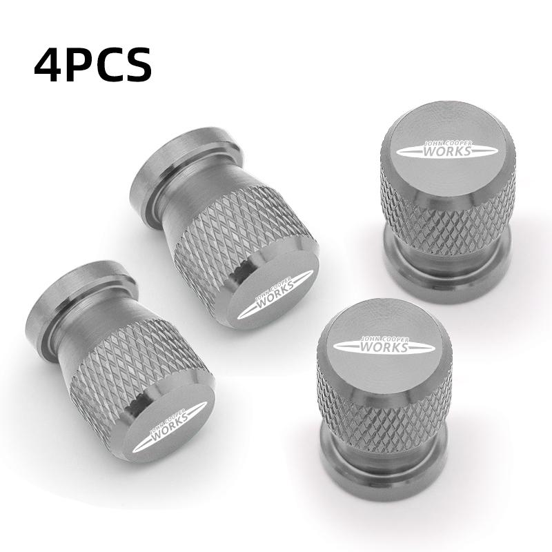 Car Wheel Tire Valve Caps Tyre Stem Covers Airdust Waterproof For MINI Cooper One JCW Countryman Clubman R60 R57 R55 R56 R53 TD1