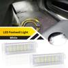 2pcs For BMW 3-series E92 Coupe 2007-2012 E90 E92 E93 M3 2008-2012 Car Bright LED Footwell Lights Courtesy Door Foot Light 6000K