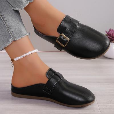 Women Retro Slippers Flats Casual Sandals Woman Trend New Dress Shoes Walking Baotou Slippers 2025 Summer Slides Women