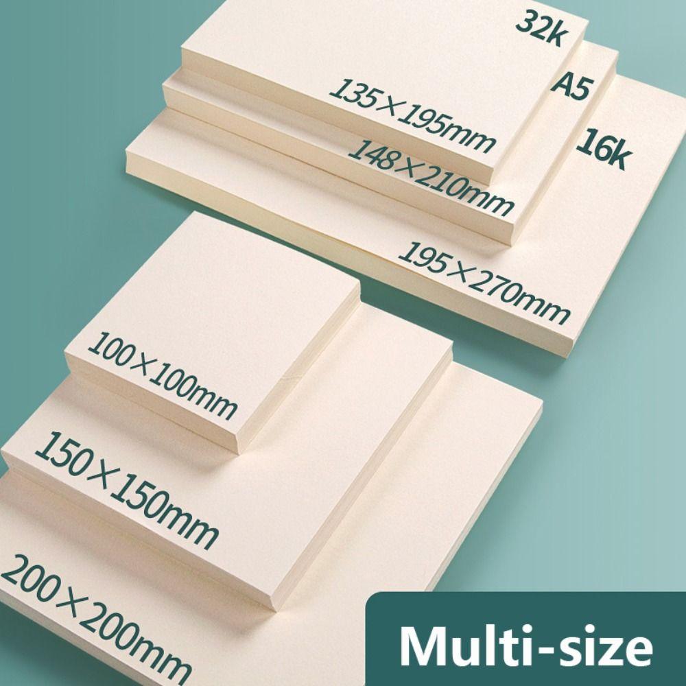 50Sheets/Set 200g Thickened Oil Painting Paper Oil Painting Stick Special Paper  Crayon Painting