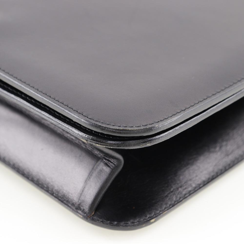 CHANEL ChainShoulder Shoulder Bag COCO Mark vintage black Calfskin Women Used