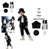 Mj Michael Jackson Cosplay Costume For Kids With Print For Stage Dance Performance