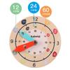 1PCS Wooden Clock Children Educational Toys Hour Minute Cognition Colorful Clocks Toys Kids Early Preschool Teaching Aid