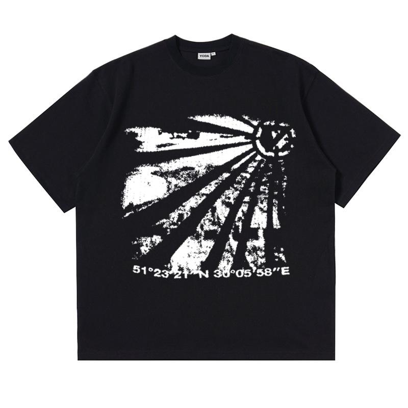 Summer Speed Racer Graphic Oversized Cotton Tops Sports Fashion Vintage Short Sleeve Tees Y2k Streetwear Women's  Men's T-Shirt