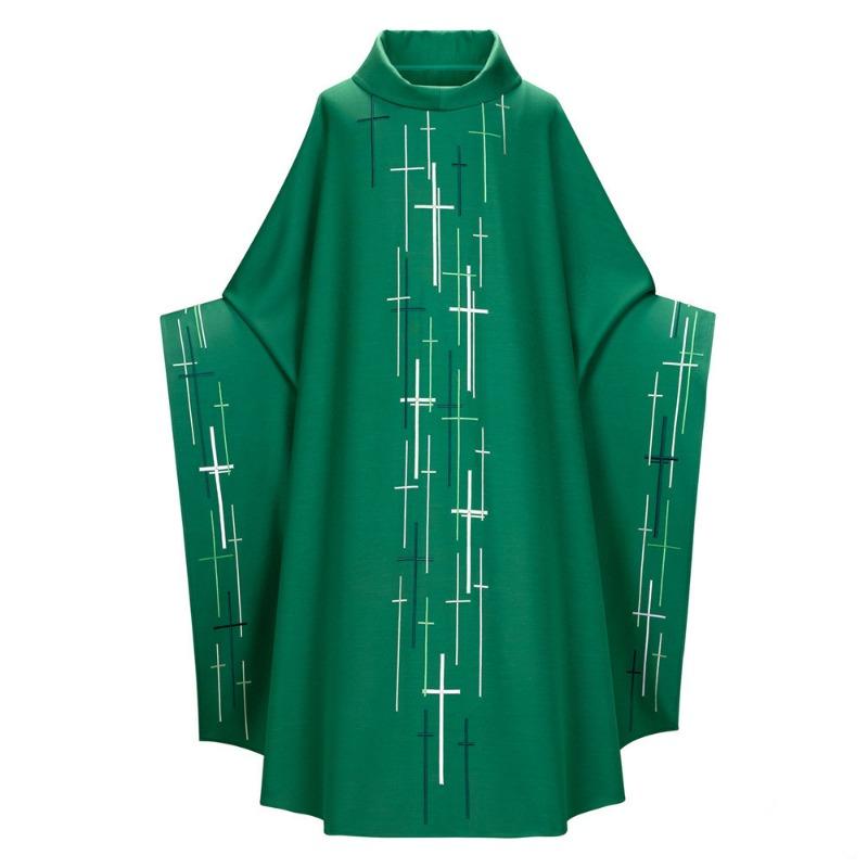 Vintage Wizard Robe Clothes Cross Print Capes Bat Sleeves Men's and Women's Capes Stage Halloween Show Costumes