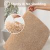 3x Longer-Lasting Microfiber Bath Mat, Non-Slip, Absorbent, Machine Washable, Thick, Extra Soft, and Durable for Bath, Bathroom, Foot Mat, or Entrance