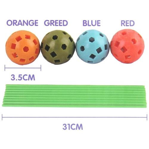 Σετ Κατασκευής Βάσης Σπιτιού Σκηνή Φωσφορίζοντα Καλαμάκια Σετ Κατασκευών