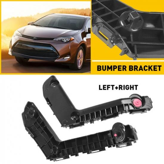 For 2017- Toyota Corolla Front Bumper Cover Brackets Retainers Left Right EA