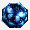 1pc Butterfly Web Automatic Open/Close Umbrella with Folding feature Compact Travel Umbrella, Lightweight design, for Commuting141