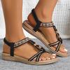 Women's Sandals  Summer Sandals  Summer Shoes Woman Very Soft Sandalias Mujer Bohemia Flat Heels Summer Footwear