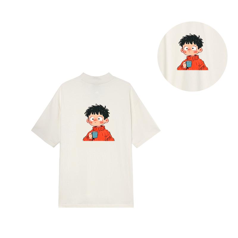 Adidas Basketball The 2025 Collection Chapter 01 Casual Comfortable Short Sleeve T-Shirt Unisex Tops White JE3762(TEAM702-3.3.9)