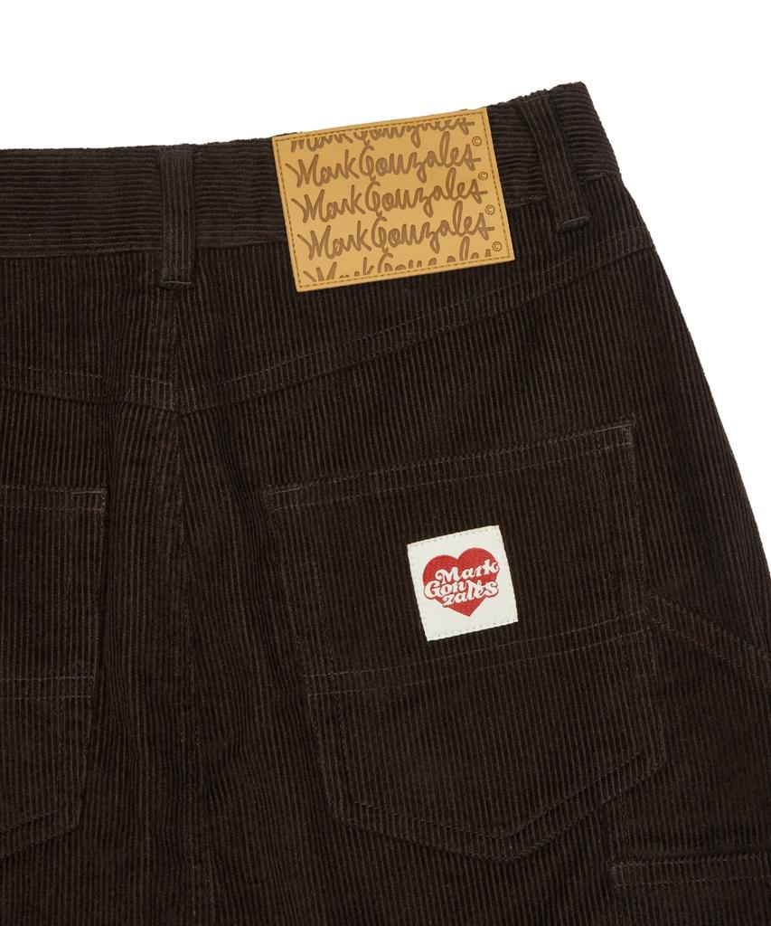 Mark Gonzales Women'S Corduroy Short Skirt - Brown