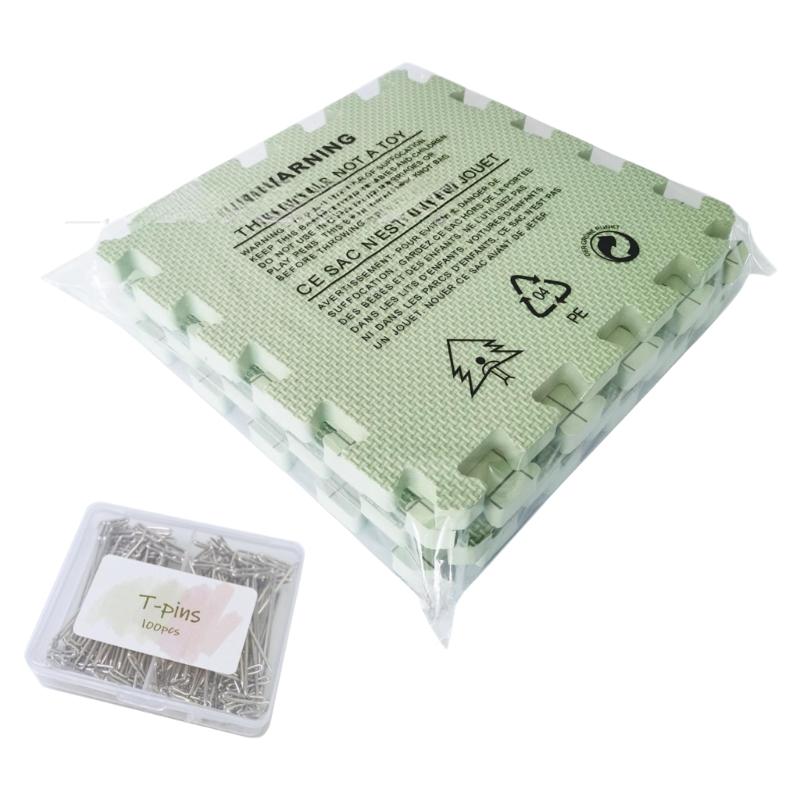 4/9 Peças Prancha de Bloqueio para Crochê Tapetes de Bloqueio Tapetes de Bloqueio para Tricô Placa com Grelhas Espessas Presente para Entusiastas de Artesanato