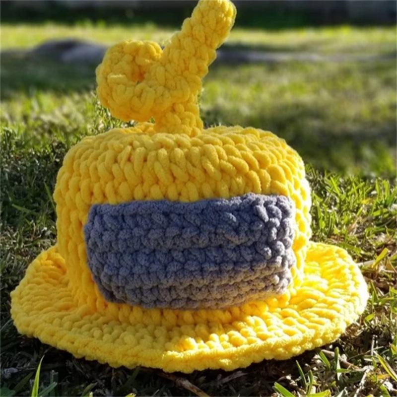 Creative Hand-knitted Woolen Hat, Funny Parent-child Mask, Roman Knight Hat