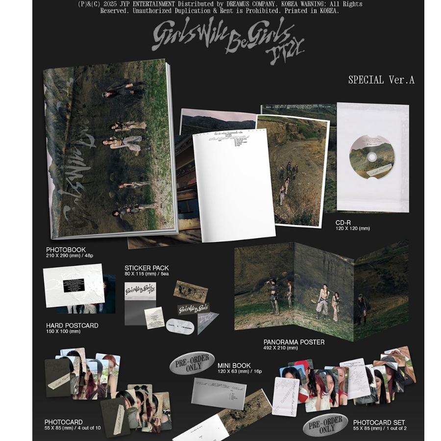 (Spesialutgave) ITZY [GIRLS WILL BE GIRLS] ALBUM