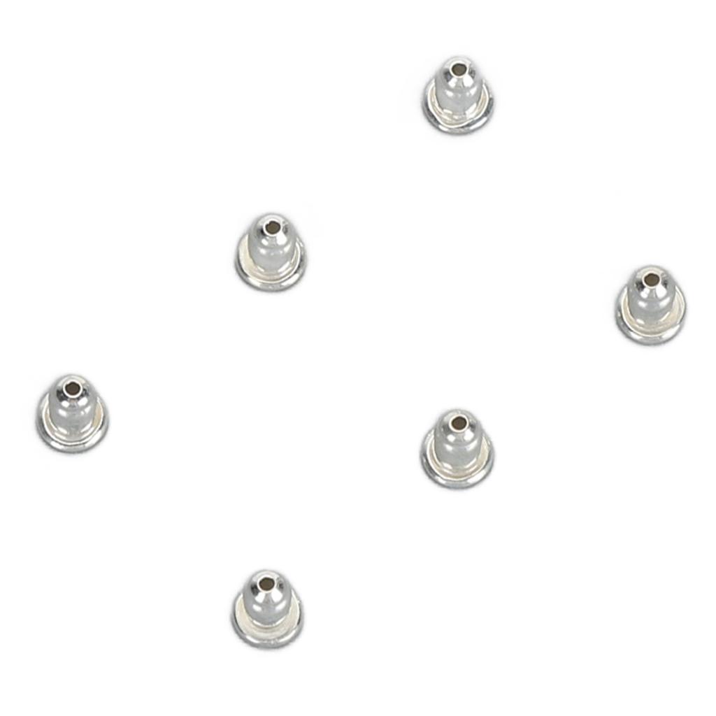Earring Backs 925 Silver Replacement Secure Locking Studs Backs for Women Girls 3 Pairs