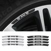 4pcs Aluminum Car Badge Wheel Rims Sticker Auto Refit Accessorie For Renegade Wrangler JK Patriot Trail Hawk Commander JPB