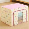 Clothes Storage Bin Washable Foldable Closet   Storage Container for Clothing Blanket Comforters Bed Sheets Pillows Toys