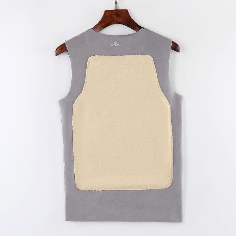 

Мужской бесшовный бархатный жилет на флисовой подкладке 2025 – Двусторонний пэчворк, Без рукавов, Ветрозащитное термобелье 5XL [175-195 lbs]