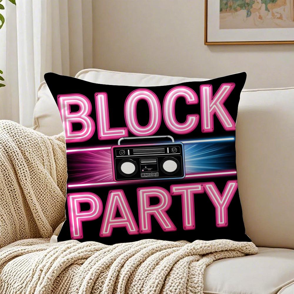 Hiphop Fashion Brand Graffiti Pattern Cushion Cover Pillowcase Antidustmite living Room Sofa Decor Cushion Room