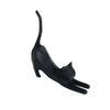Stretching Kitten Funny Cat Ornaments Carved Kitten Statue Creative Miniature Figurines  Garden