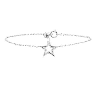 Armbånd - LUXENTER - Bandoead - Sterling sølv 925 - Rhodiumbelagt finish - 19 cm