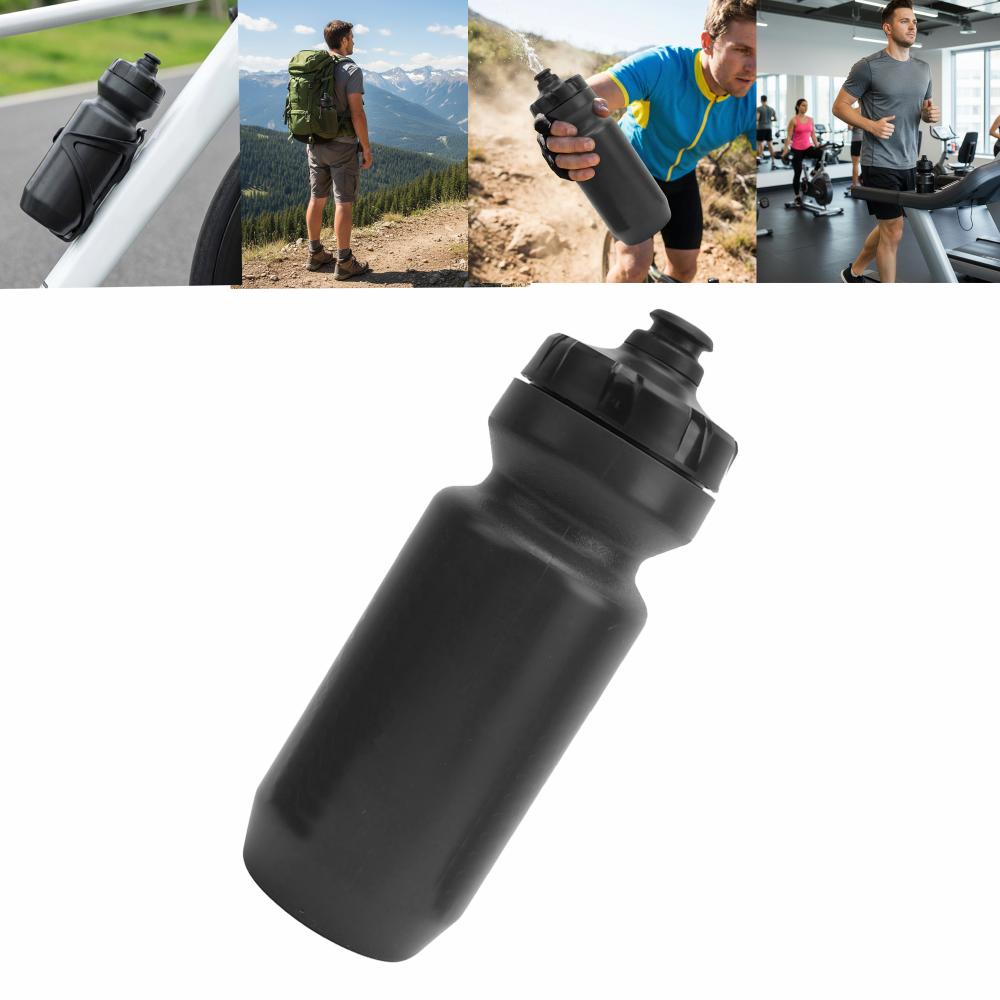 610ML Bike Water Bottle Nozzle Squeeze Fitness Water Bottle PP5 Leak-Proof Cycling Water Bottle for Mountain and Road Bikes