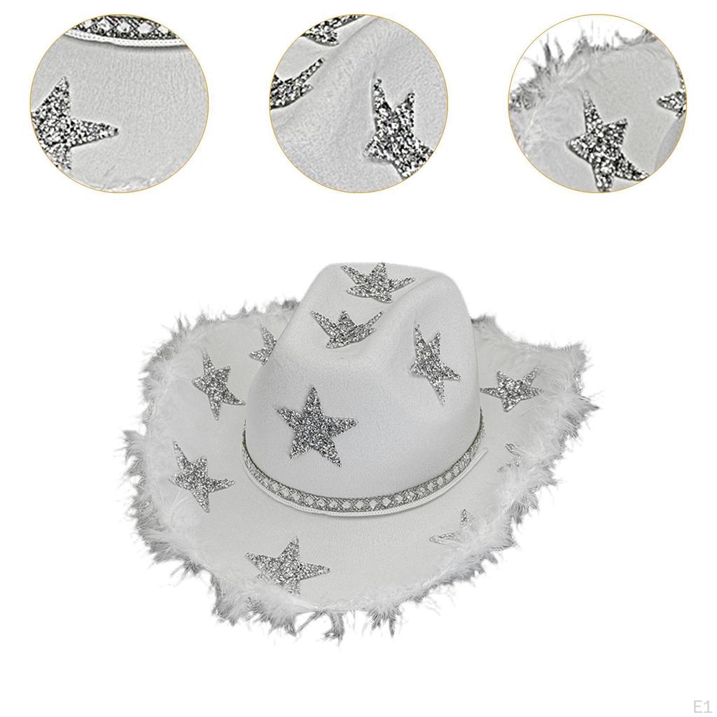 Party Photography Hat Classic Breathable Cowgirl for Cosplay Music Concerts