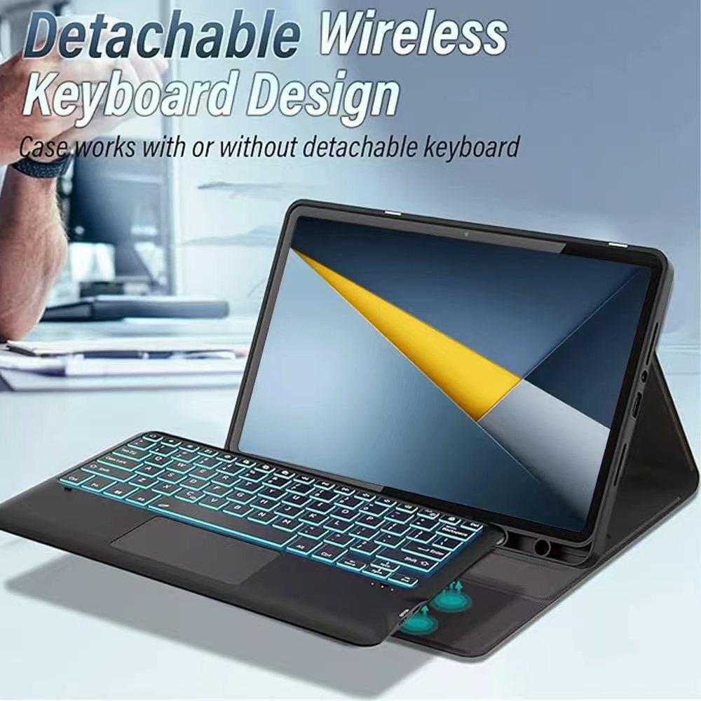 Case for POCO Pad M1 12.1 inch,Detachable Bluetooth Keyboard